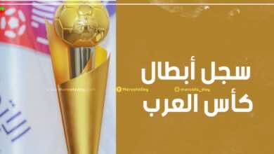 سجل أبطال بطولة كأس العرب للمنتخبات منذ عام 1963