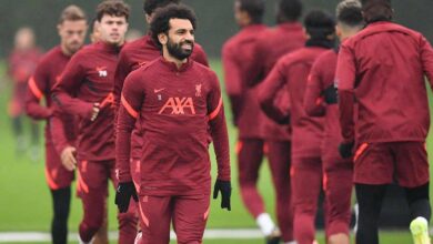 إدارة ليفربول تحتفي بمحمد صلاح وساديو ماني