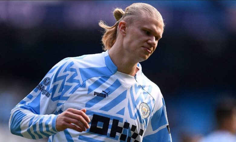 جوارديولا يحدد موعد عودة ايرلينج هالاند للمشاركة مع مانشستر سيتي