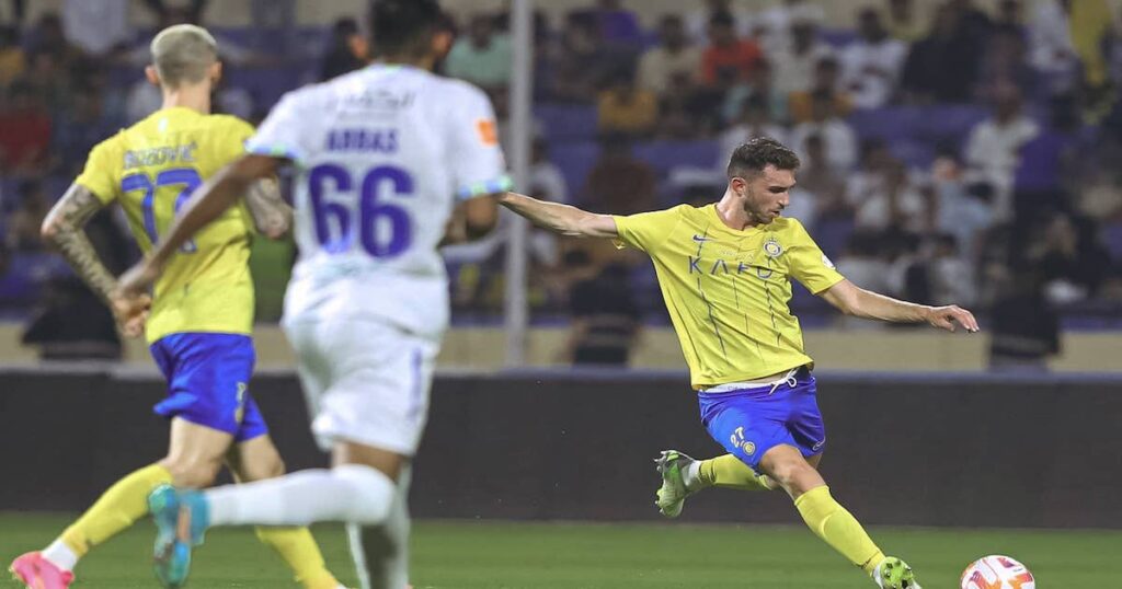 لابورت يشارك مع النصر لاول مرة في مباراة الفتح بالجولة 3 من الدوري السعودي