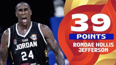 شاهد.. نقاط الأردني روندا جيفرسون الـ 39 أمام نيوزيلندا في كأس العالم