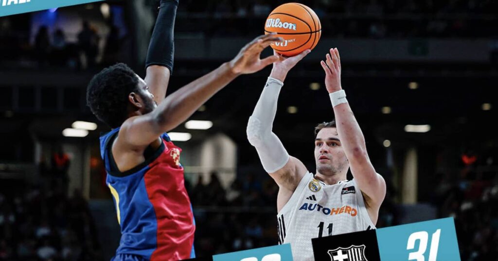 كرة سلة.. مباشر نتيجة مباراة ريال مدريد وبرشلونة في كلاسيكو الدوري الإسباني