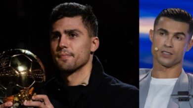 "غير عادل".. رونالدو يعترض على فوز رودري بالكرة الذهبية والأخير يرد