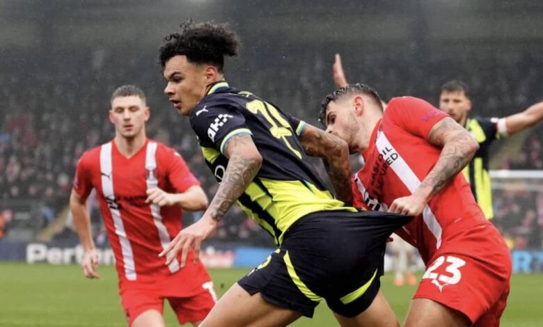 نتيجة مباراة مانشستر سيتي وليتون أورينت في كأس الاتحاد الإنجليزي
