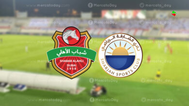 مشاهدة بث مباشر مباراة الشارقة ضد شباب الأهلي يلا شوت كأس مصرف أبو ظبي
