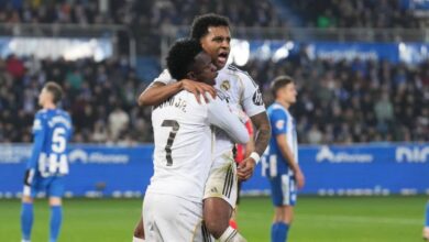 صمود ألافيس لا يكفي أمام الملكي.. رودريغو يحسم الانتصار