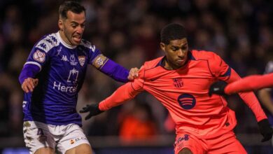 برشلونة ينجو من فخ جوادالاخارا بفضل هدفي كريستنسن وراشفورد