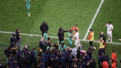 انسحاب لاعبي السنغال من مباراة نهائي كأس إفريقيا أمام المغرب